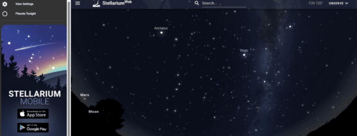 虚拟天文馆stellarium V23.2